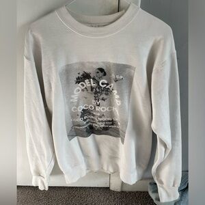 Coco Rocha model camp sweat shirt size s/m